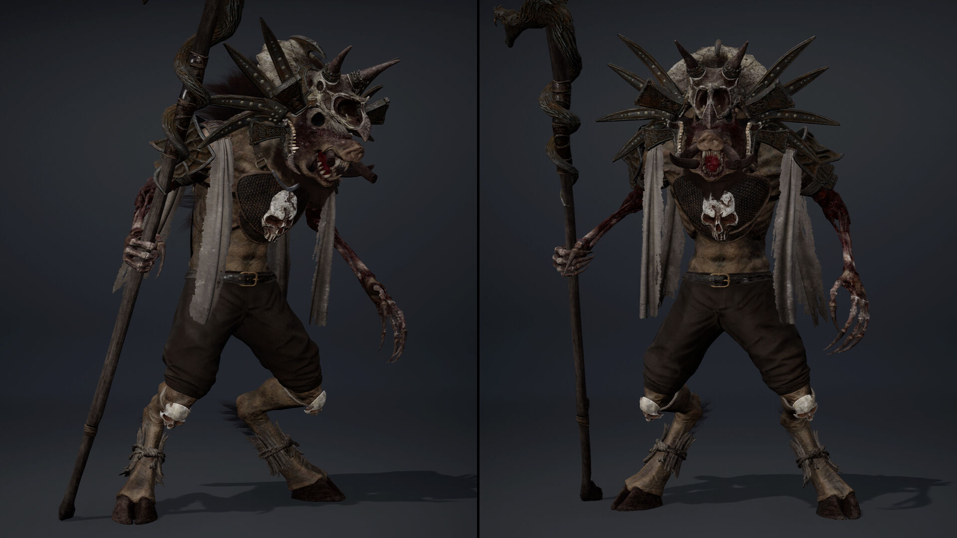 Thunder Mage Damaged Low-poly 3D model_18