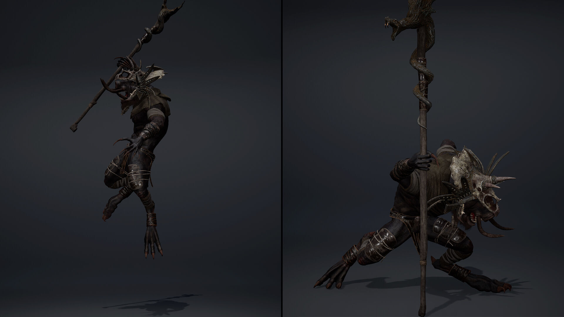 Thunder Mage Arm1 Brutal Low-poly 3D model_8