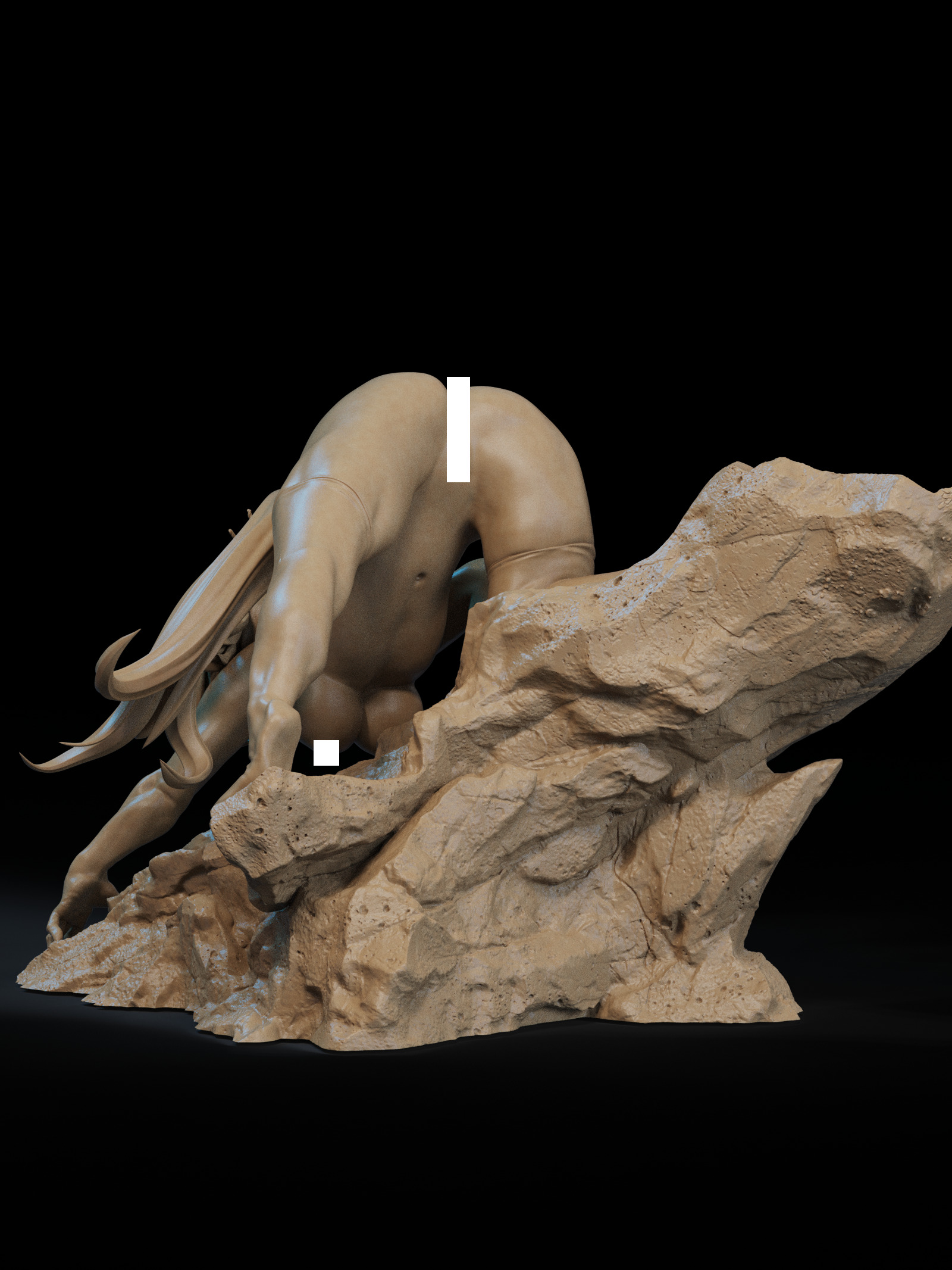 Yoruichi NSFW 3D Print 3D print model_2