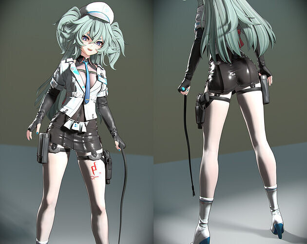 Florence - Girls Frontline 2 3D model