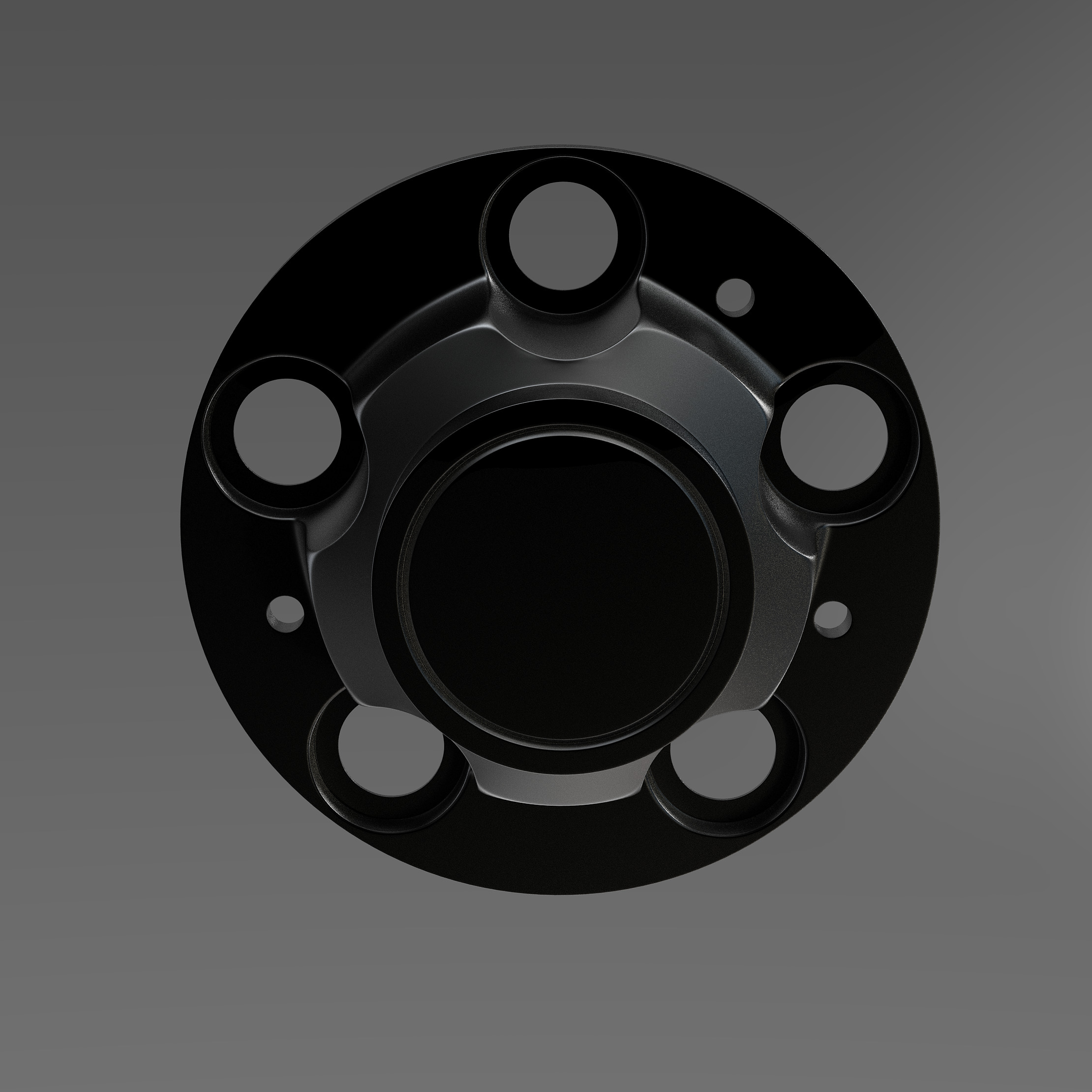 Chevrolet Rally Wheel Center Hub Cap 5x127 3D print model_4