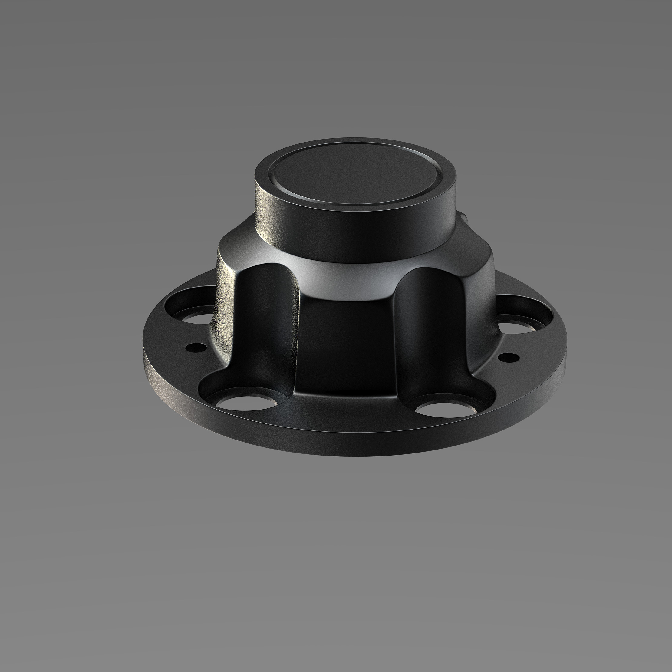 Chevrolet Rally Wheel Center Hub Cap 5x127 3D print model_3