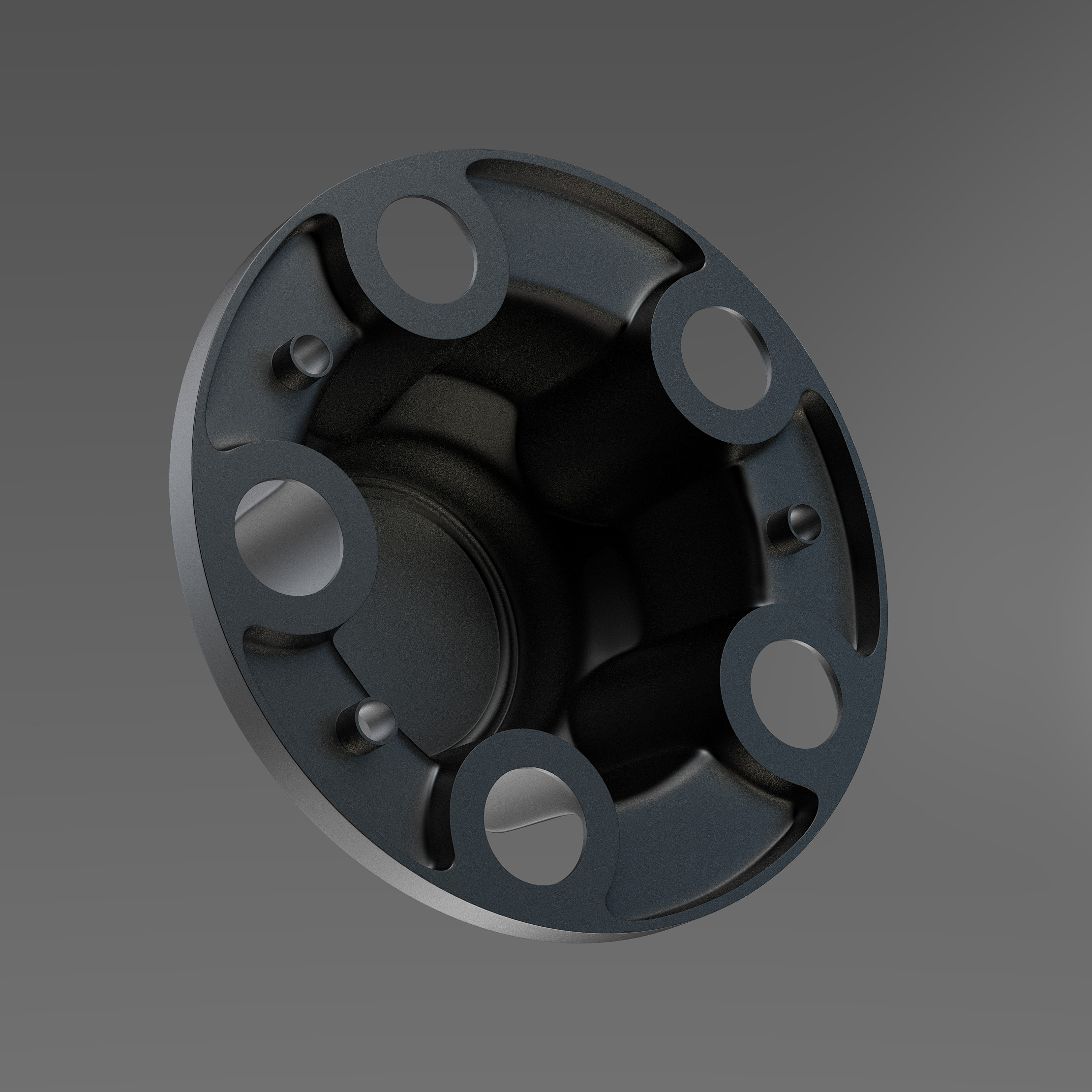 Chevrolet Rally Wheel Center Hub Cap 5x127 3D print model_2