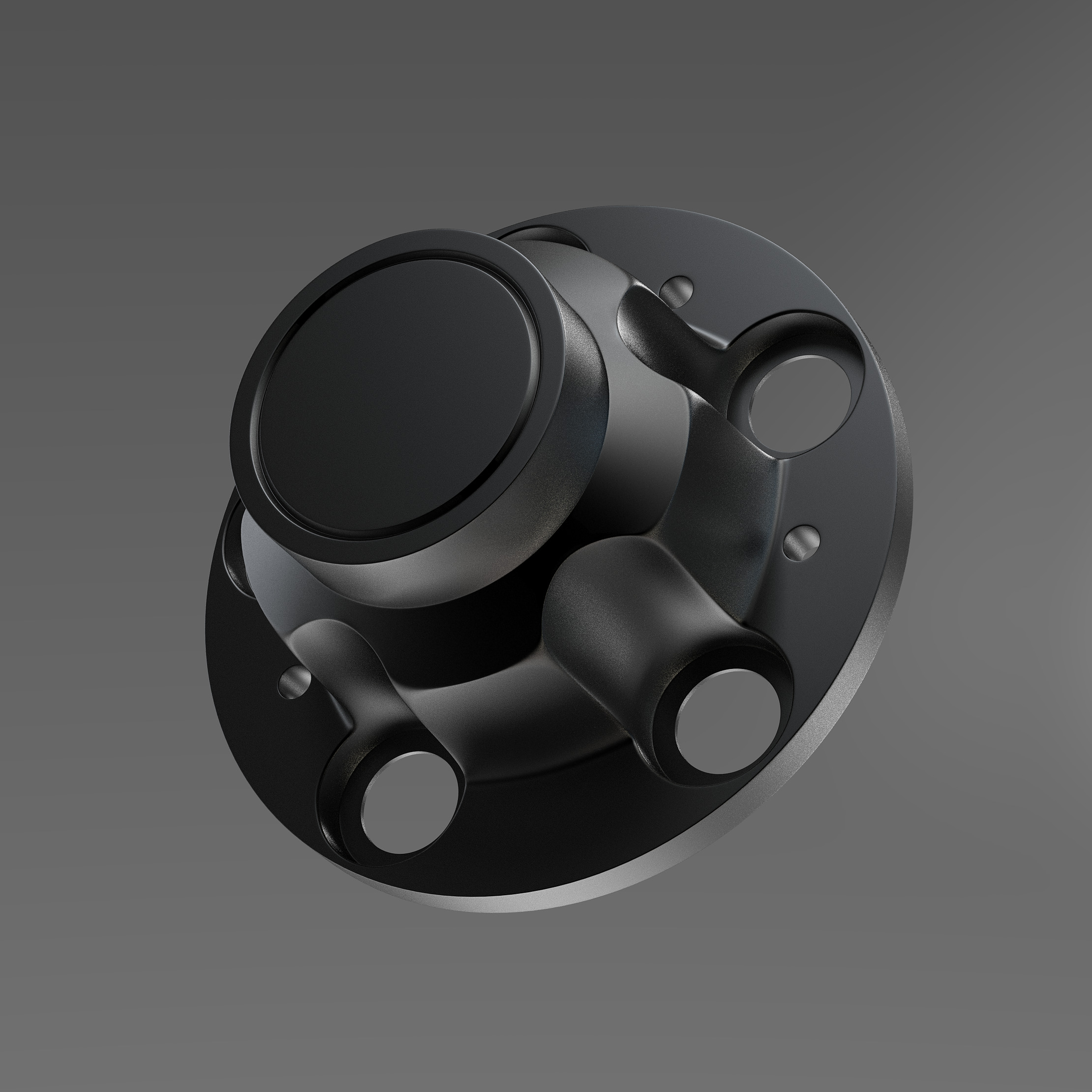 Chevrolet Rally Wheel Center Hub Cap 5x127 3D print model_1