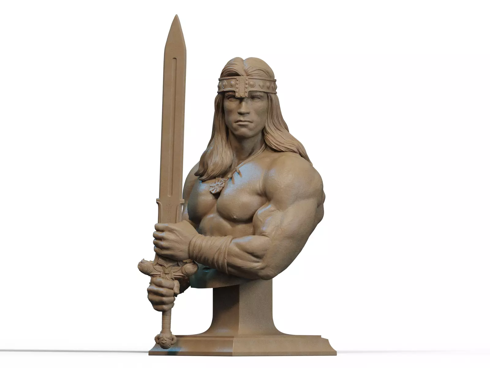 Conan Bust 3D Print 3D print model_0