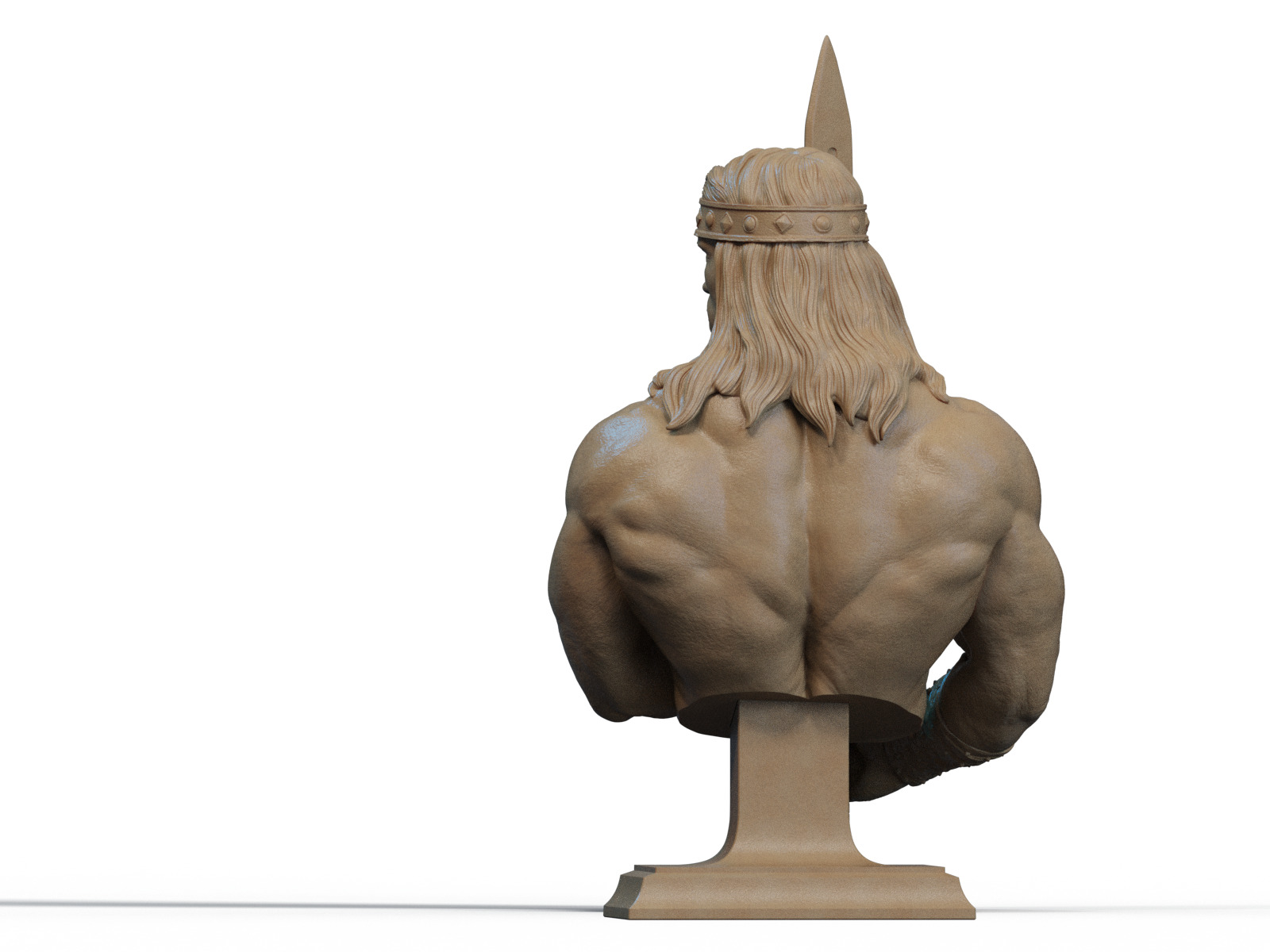 Conan Bust 3D Print 3D print model_1