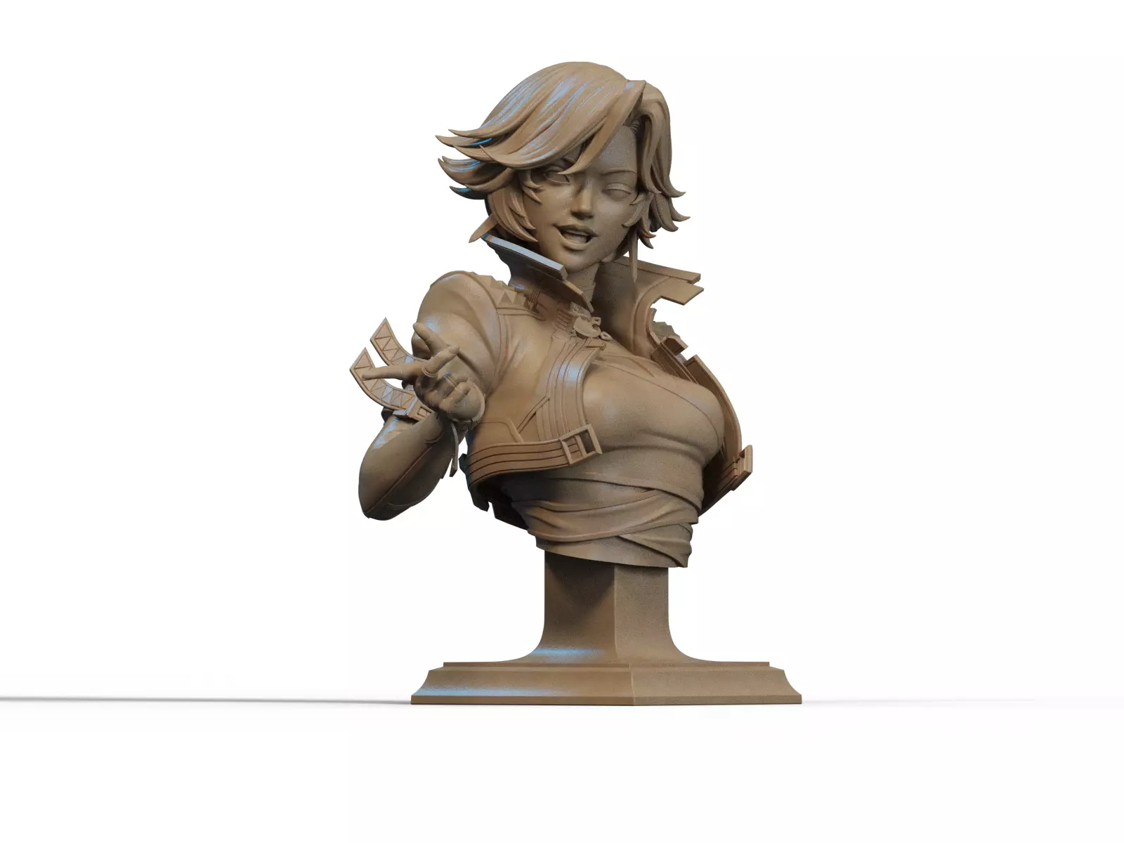 Luna Snow Bust 3D Print 3D print model_0