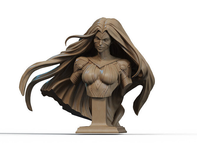 Medusa Bust 3D Print 3D print model