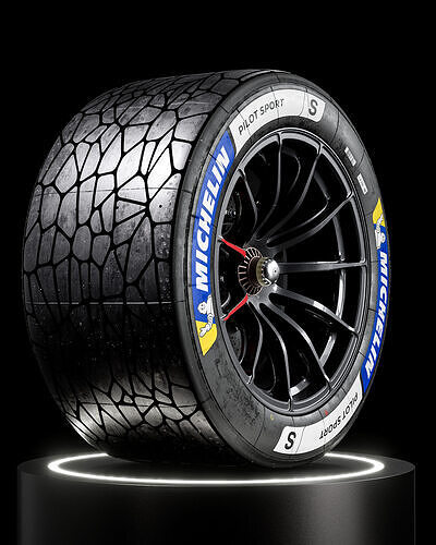 MICHELIN Pilot Sport Hypercar GTP 34 71 18 S 3D model 6