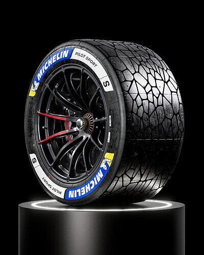 MICHELIN Pilot Sport Hypercar GTP 34 71 18 S 3D model