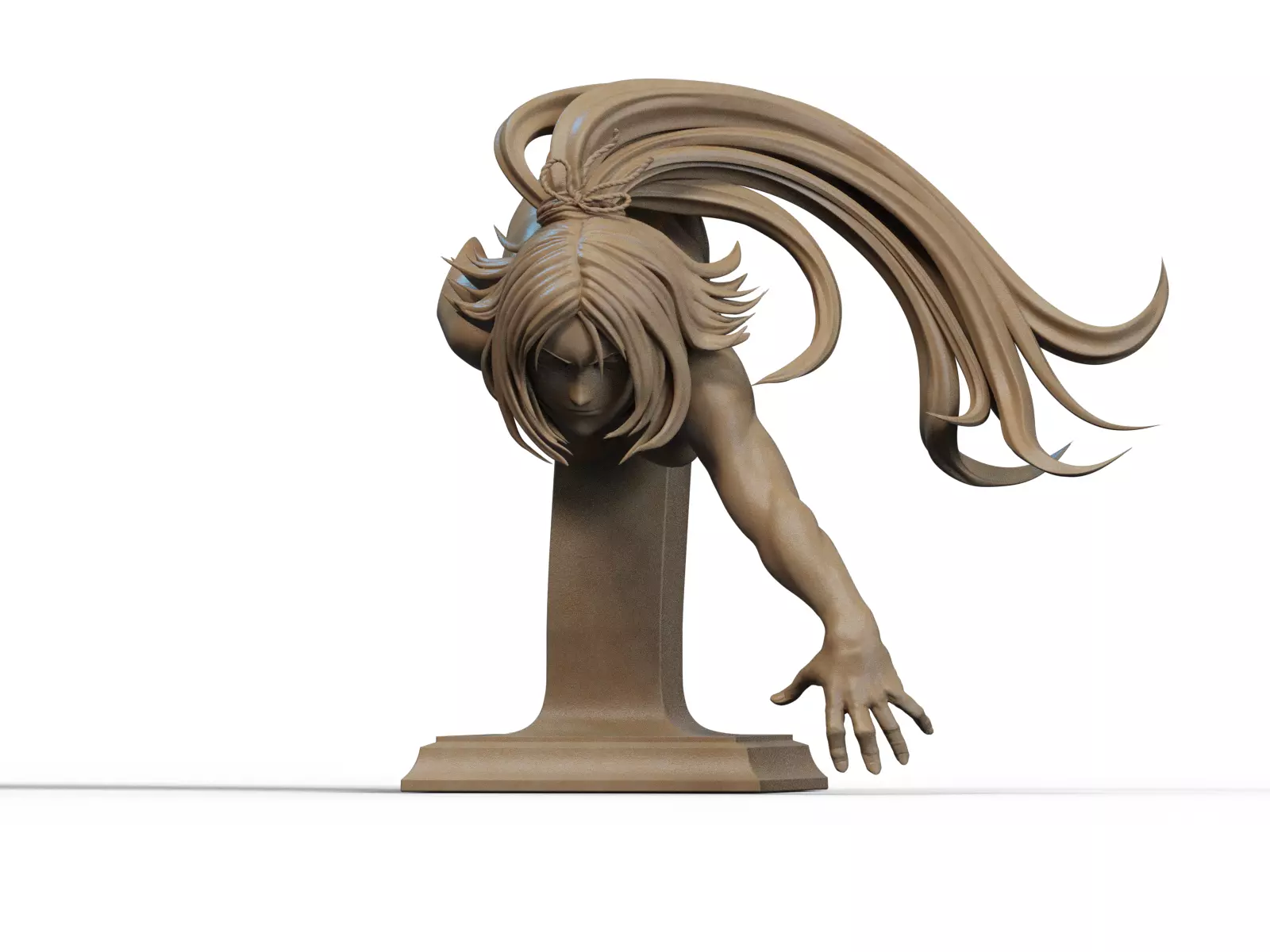 Yoruichi Bust 3D Print 3D print model_0