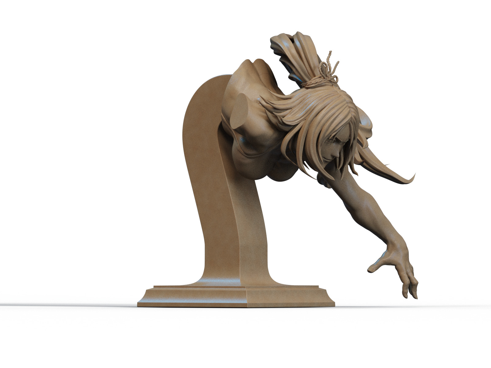 Yoruichi Bust 3D Print 3D print model_1