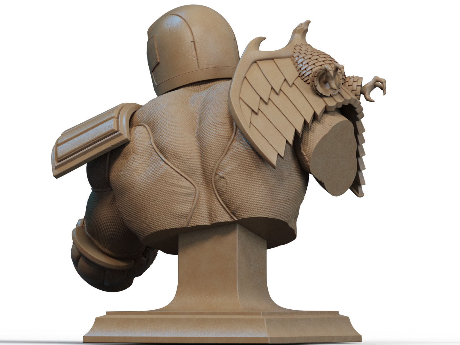 Judge Dredd Bust 3D Print 3D print model_2