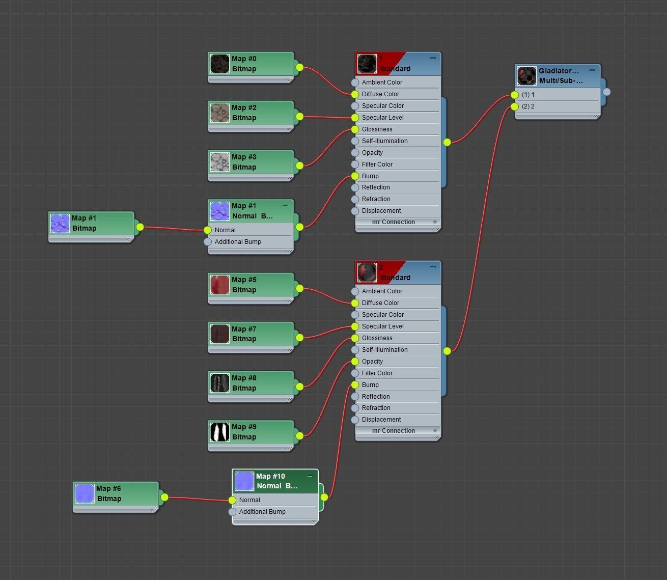 Gladiators Helmet Low-poly 3D model_14