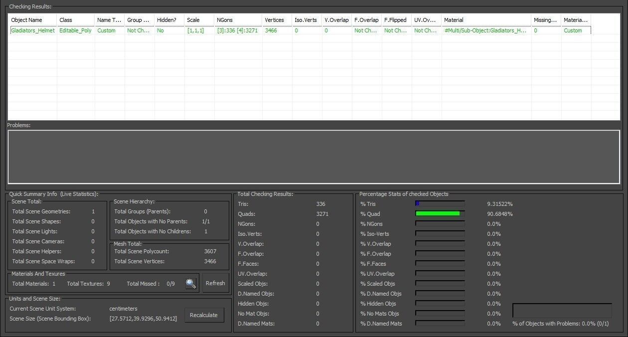 Gladiators Helmet Low-poly 3D model_12