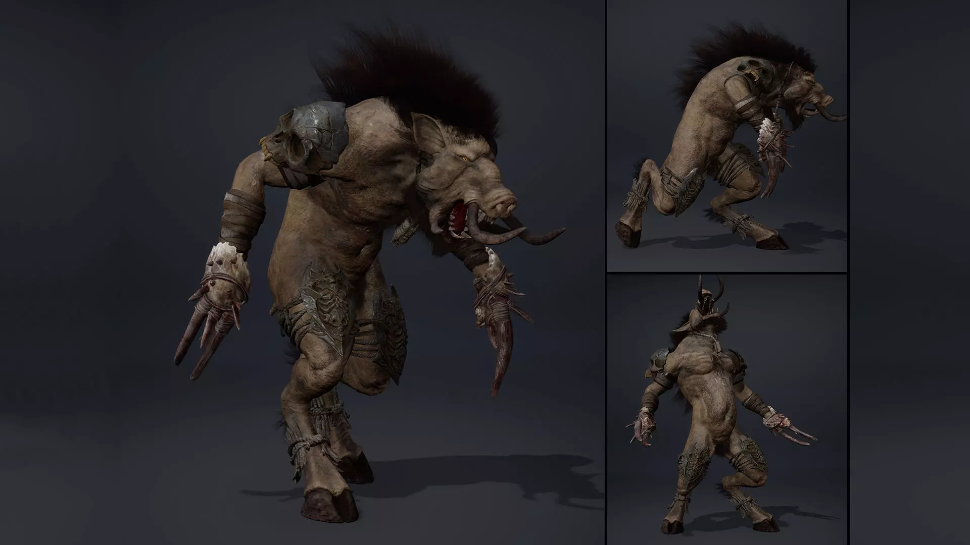 Thunderhowl Fatty Brutal Low-poly 3D model