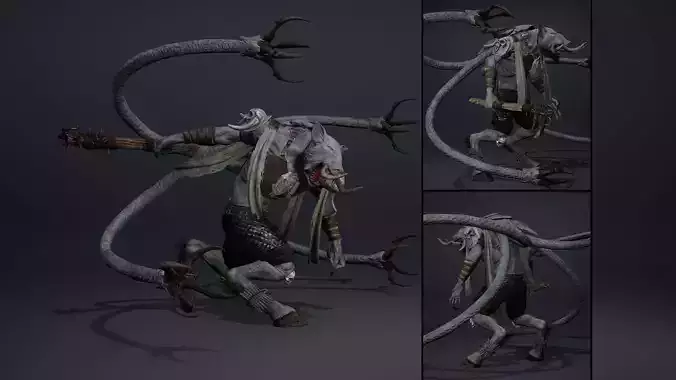 Thunder Barbarian Tentacle