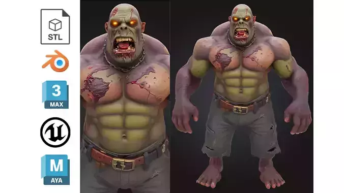 Mutant Zombie Brute Boss