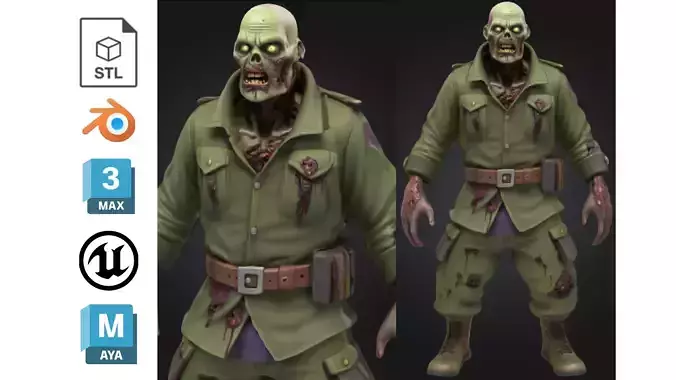 Undead Soldier Zombie