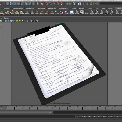 Folder note 3D model_6