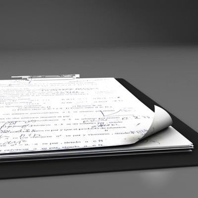 Folder note 3D model_4