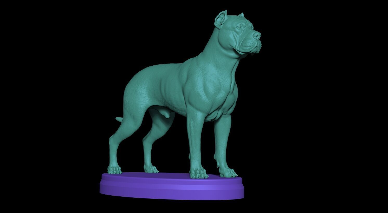 Presa Canario 3D print model_20