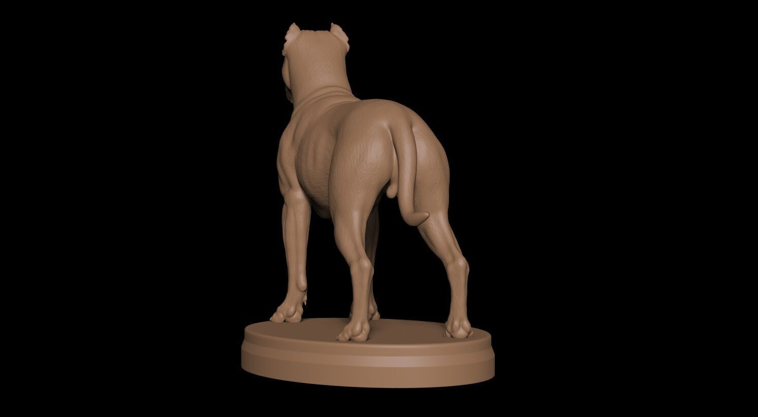 Presa Canario 3D print model_10