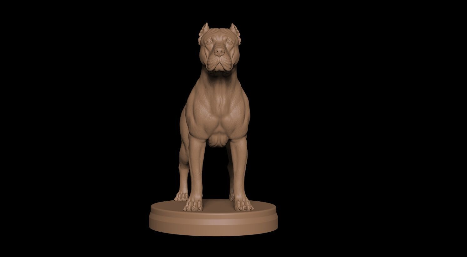 Presa Canario 3D print model_4