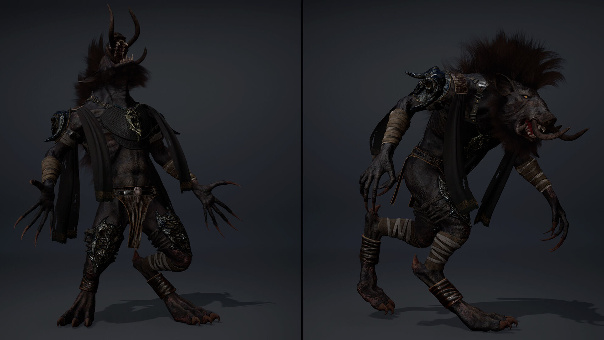 Thunder Barbarian Arm1 Low-poly 3D model_22