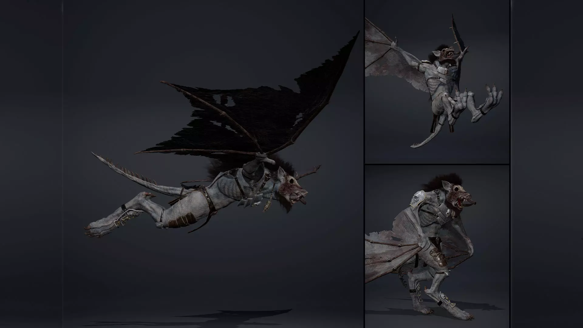 Thunder Spearman Wing1 Low-poly 3D model