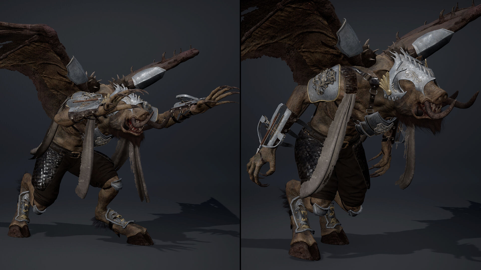 Thunder Spearman ArmWing Low-poly 3D model_19