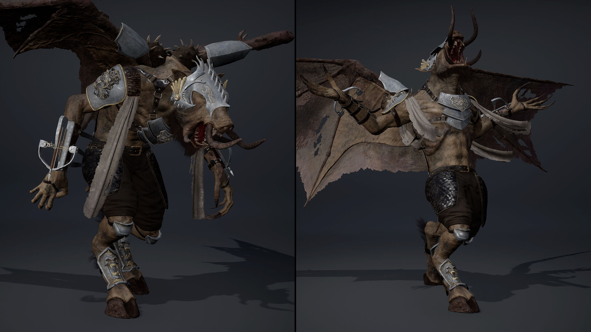 Thunder Spearman ArmWing Low-poly 3D model_27