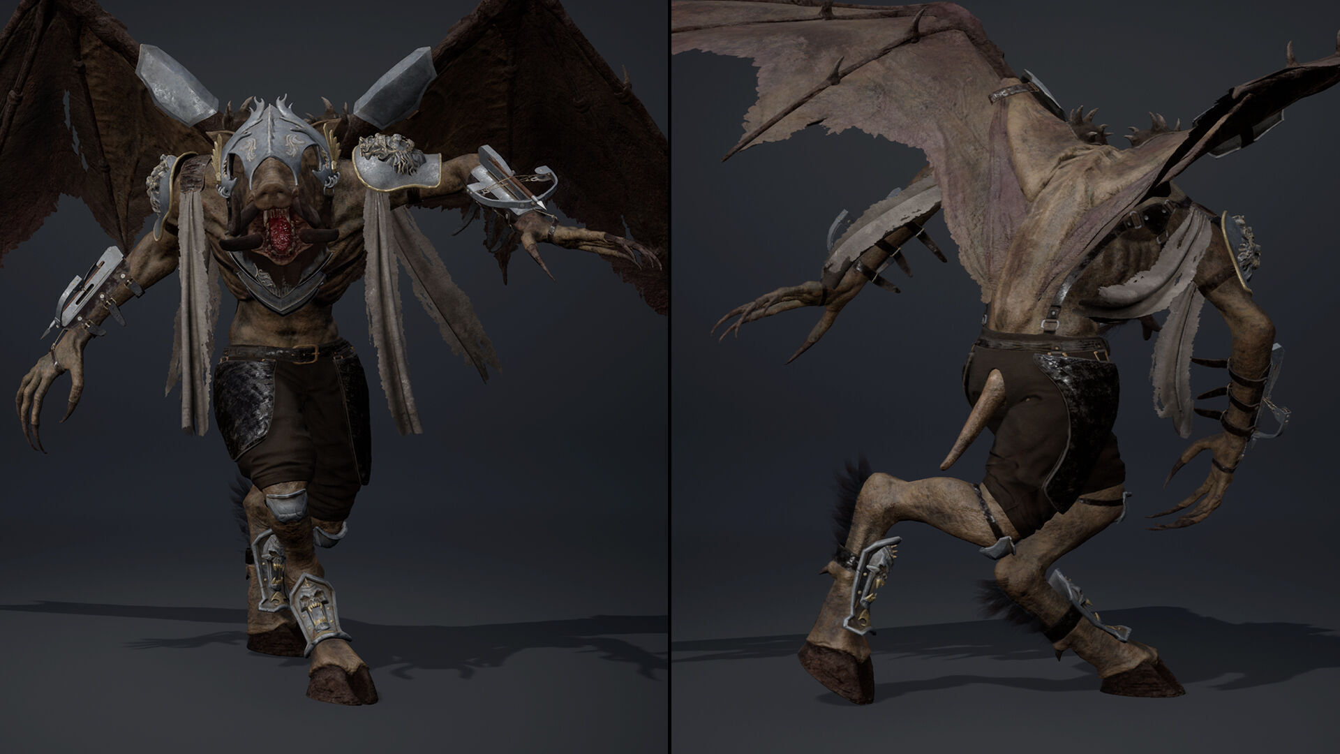 Thunder Spearman ArmWing Low-poly 3D model_15