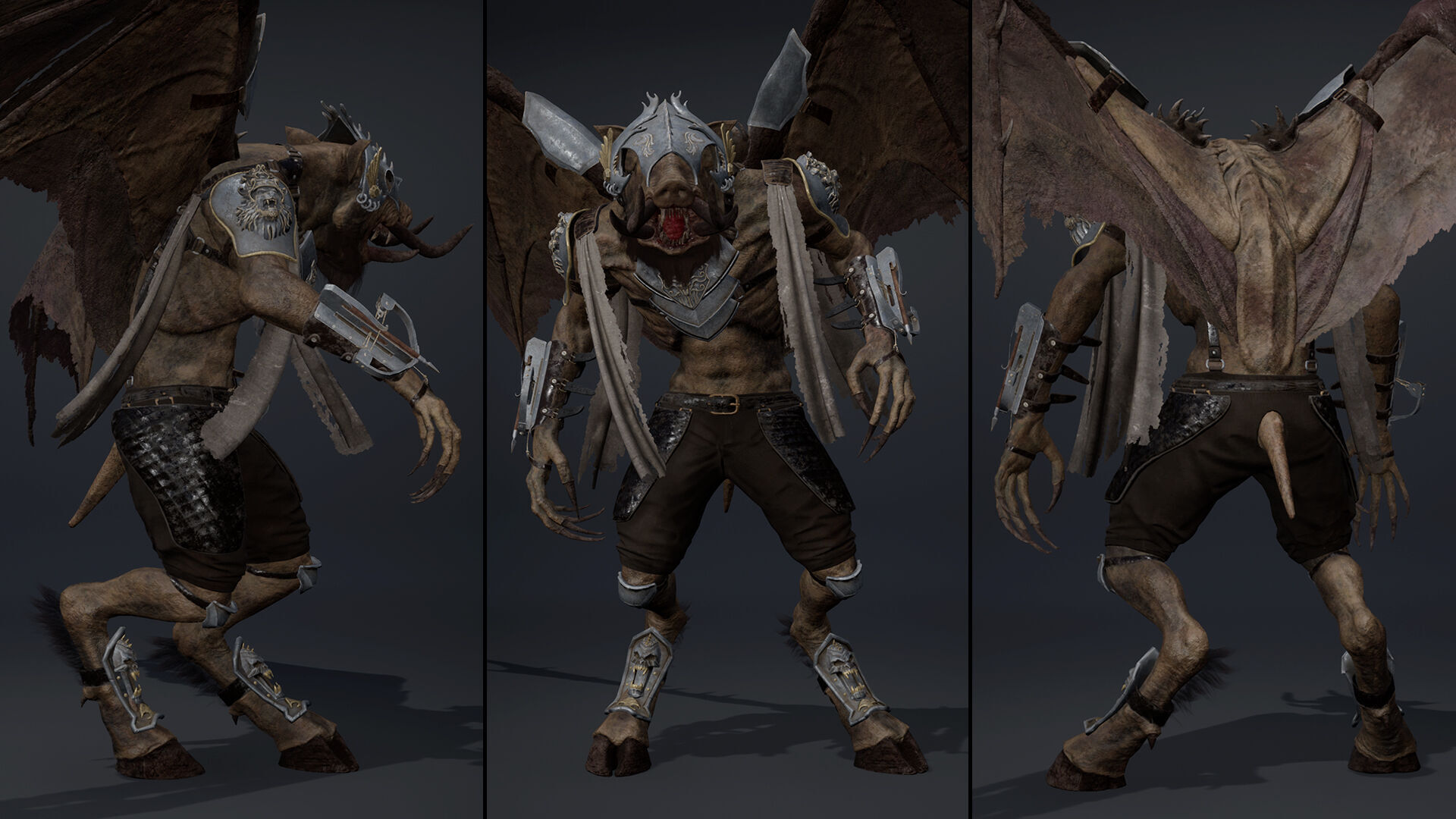 Thunder Spearman ArmWing Low-poly 3D model_25