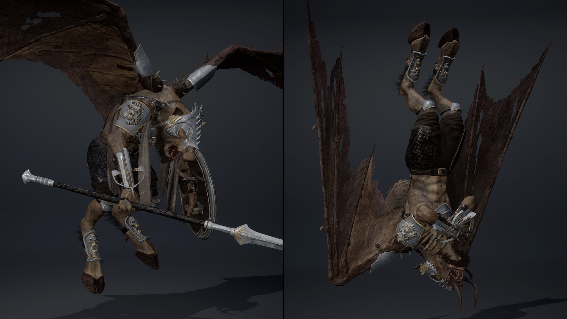 Thunder Spearman ArmWing Low-poly 3D model_20