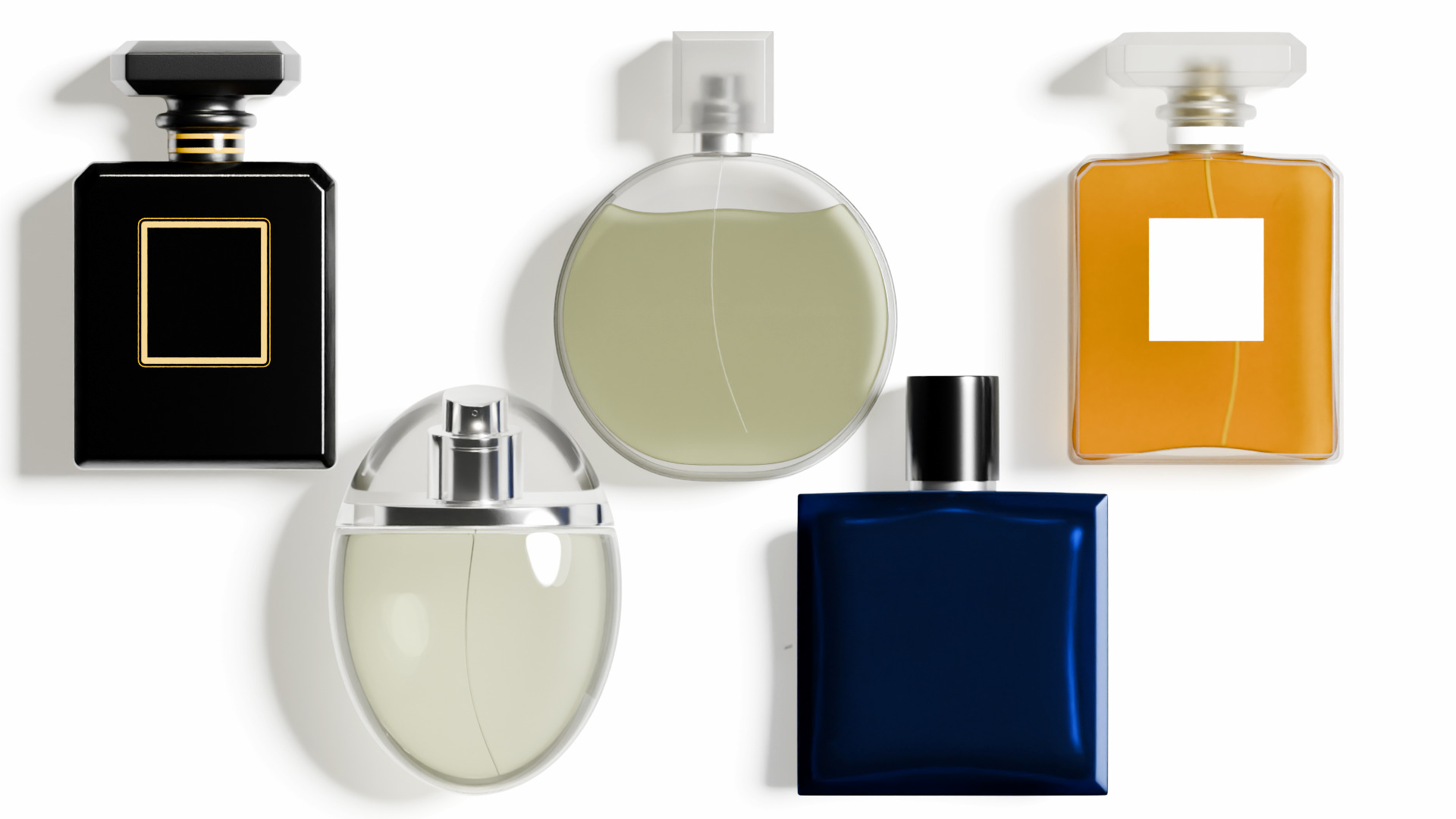 Perfume Bottle Collection 3D model_1