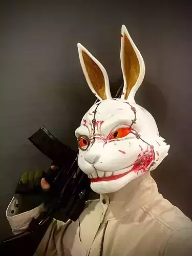 White Rabbit Mask - Devil may Cry - Halloween Cosplay 3D print model