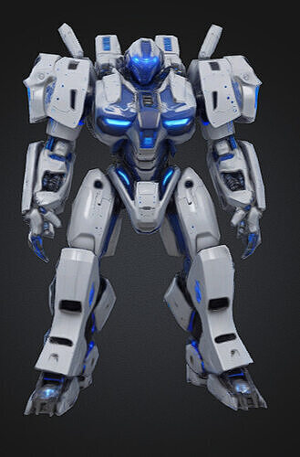 sci-fi Robot 3D print model