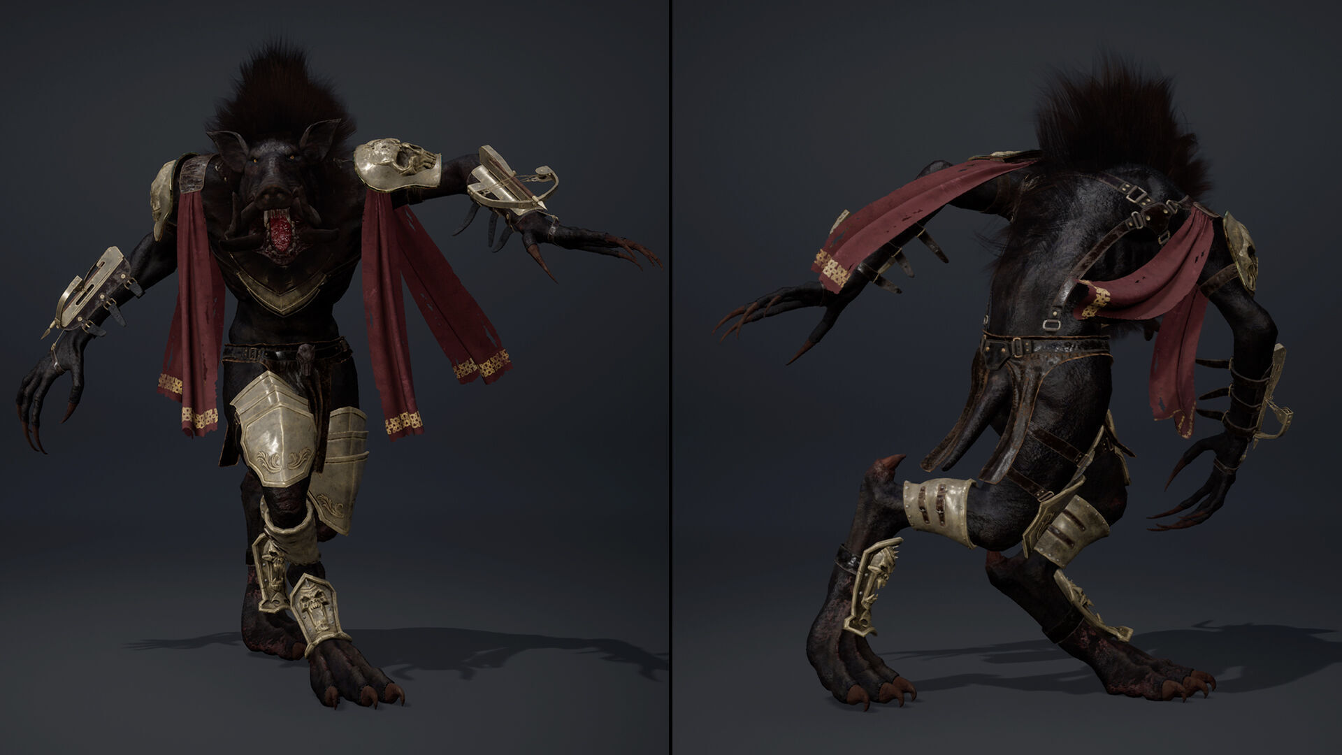 Thunder Spearman Arm1 Low-poly 3D model_20