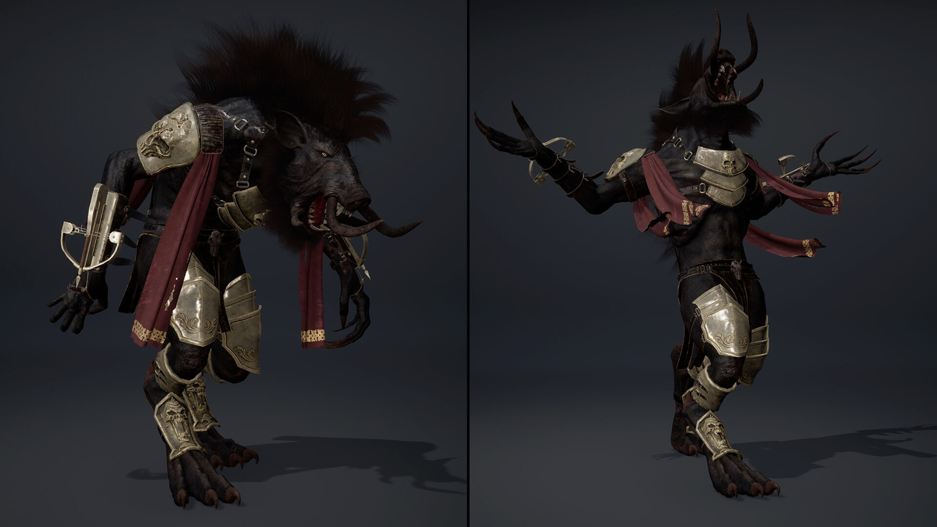 Thunder Spearman Arm1 Low-poly 3D model_21