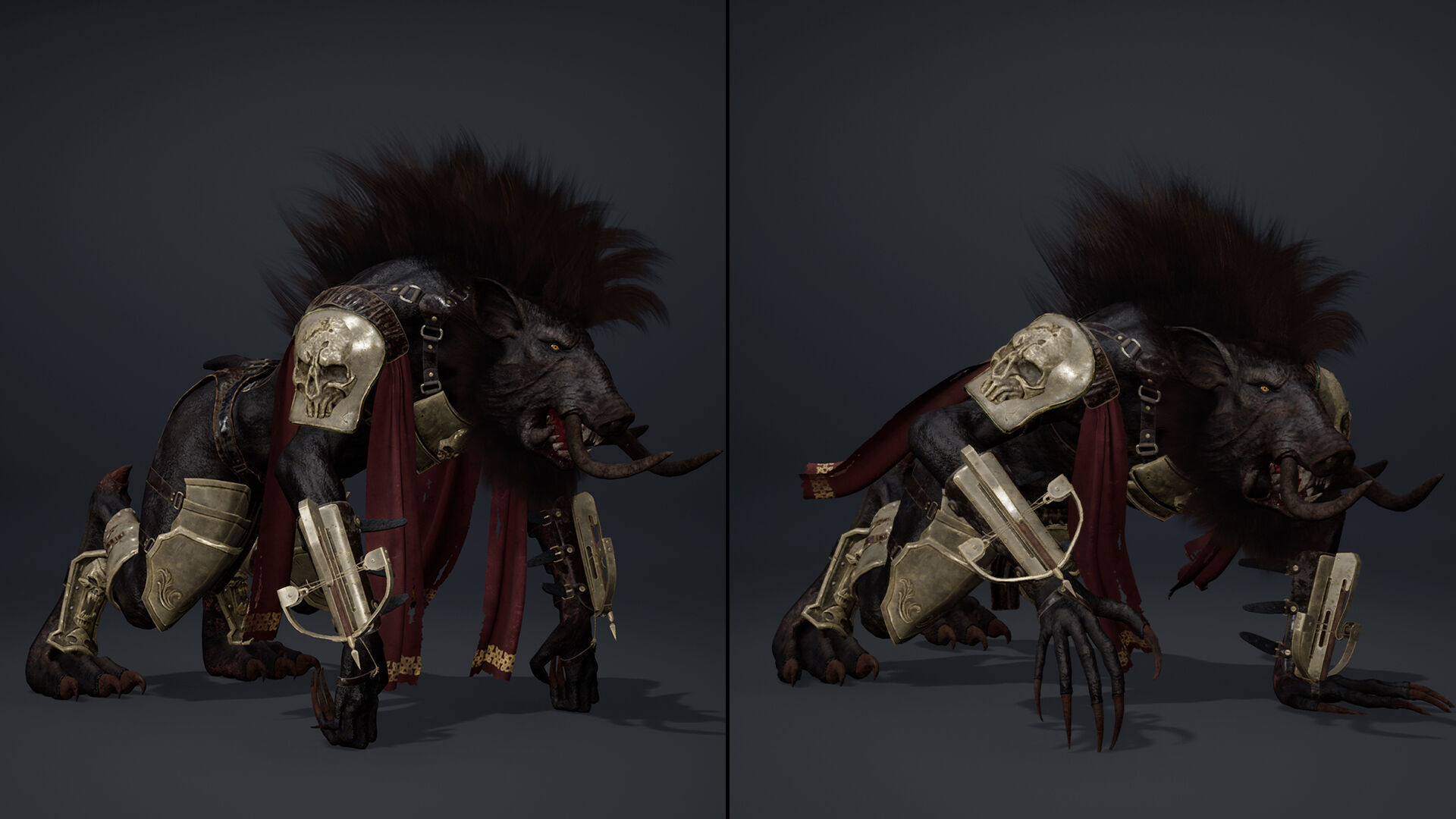 Thunder Spearman Arm1 Low-poly 3D model_12