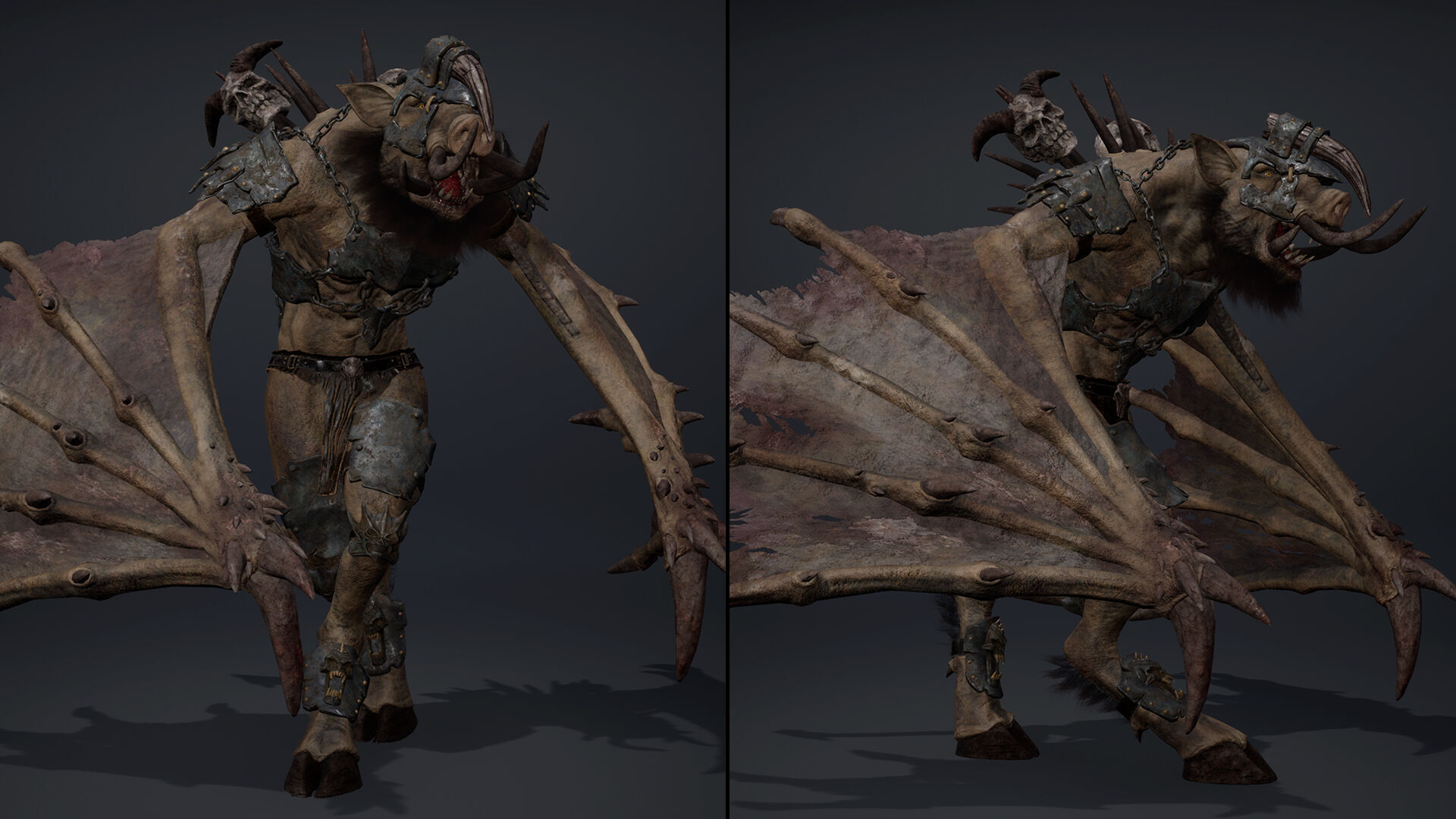 Thunder Brutal Wing2 Low-poly 3D model_9