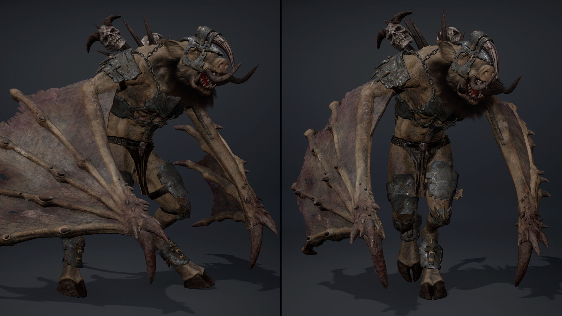 Thunder Brutal Wing2 Low-poly 3D model_12