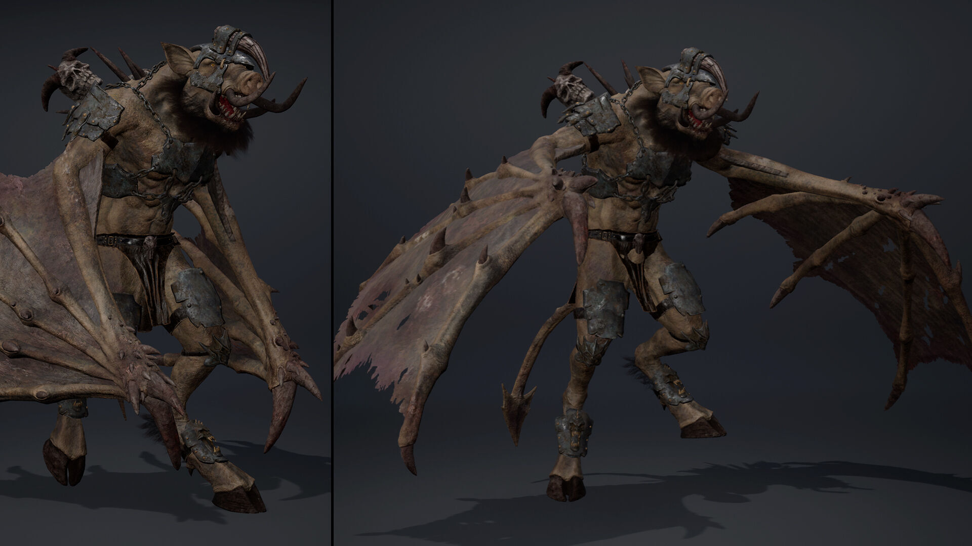 Thunder Brutal Wing2 Low-poly 3D model_11