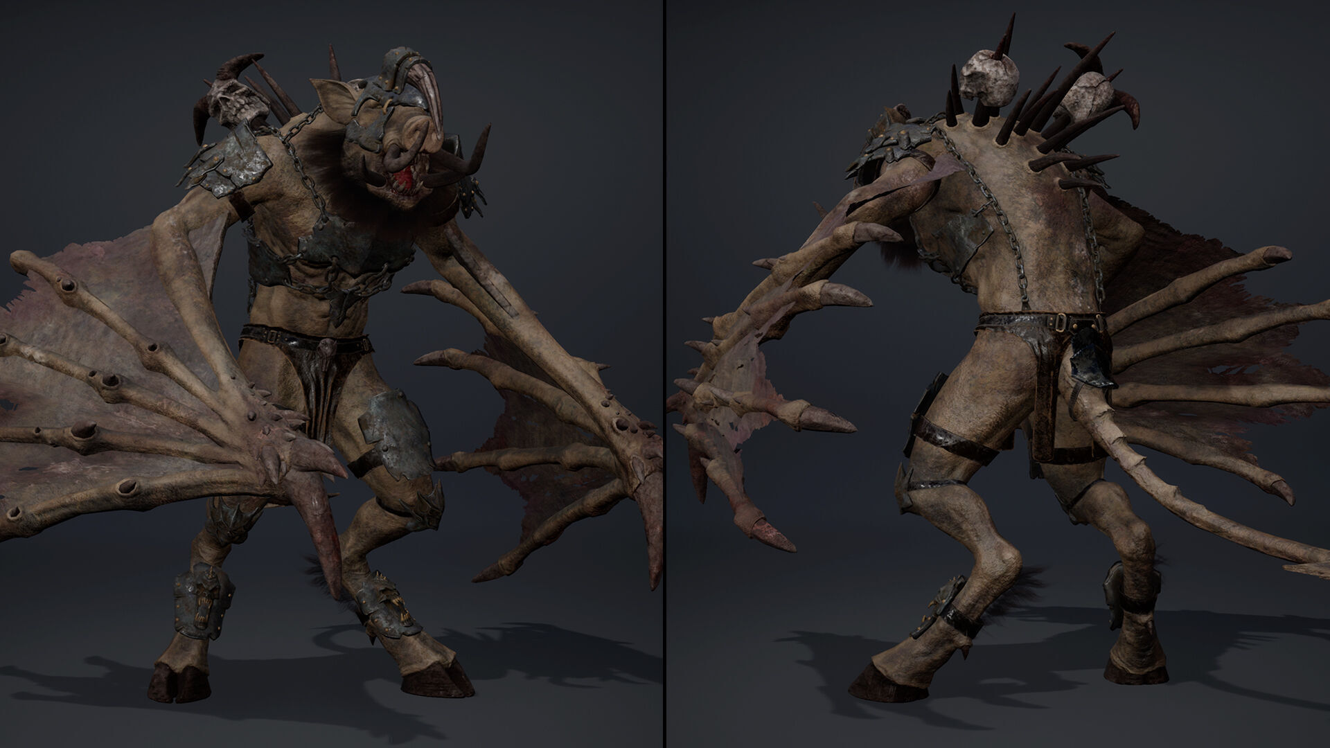 Thunder Brutal Wing2 Low-poly 3D model_5