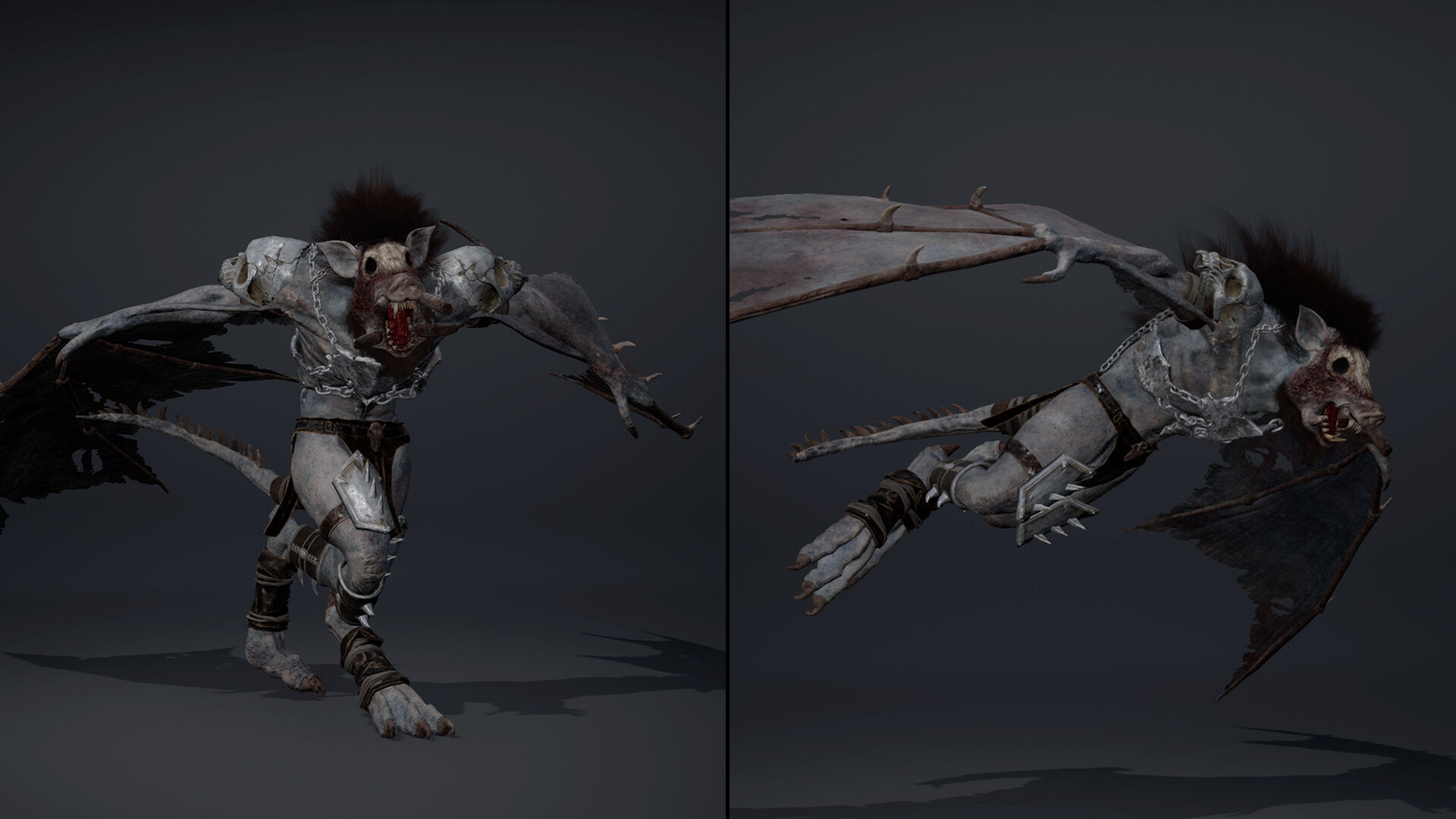 Thunder Brutal Wing1 Low-poly 3D model_8