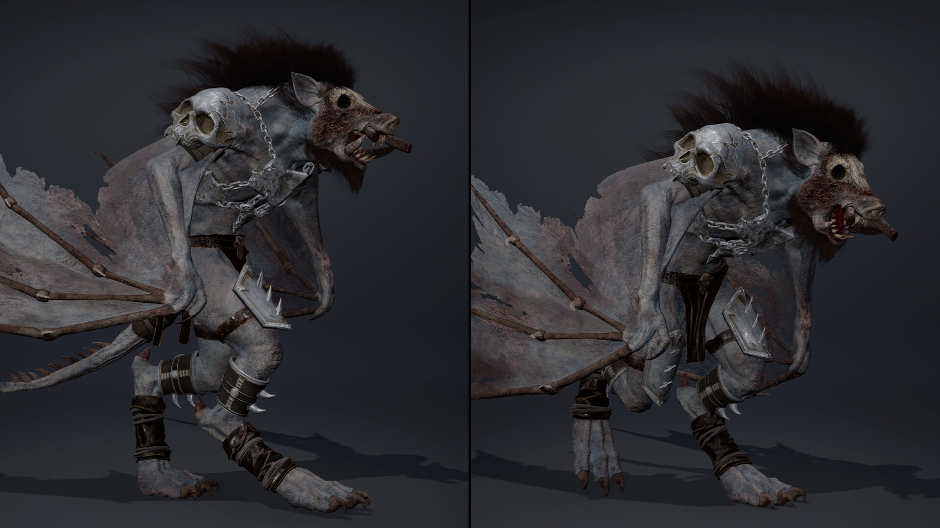 Thunder Brutal Wing1 Low-poly 3D model_11