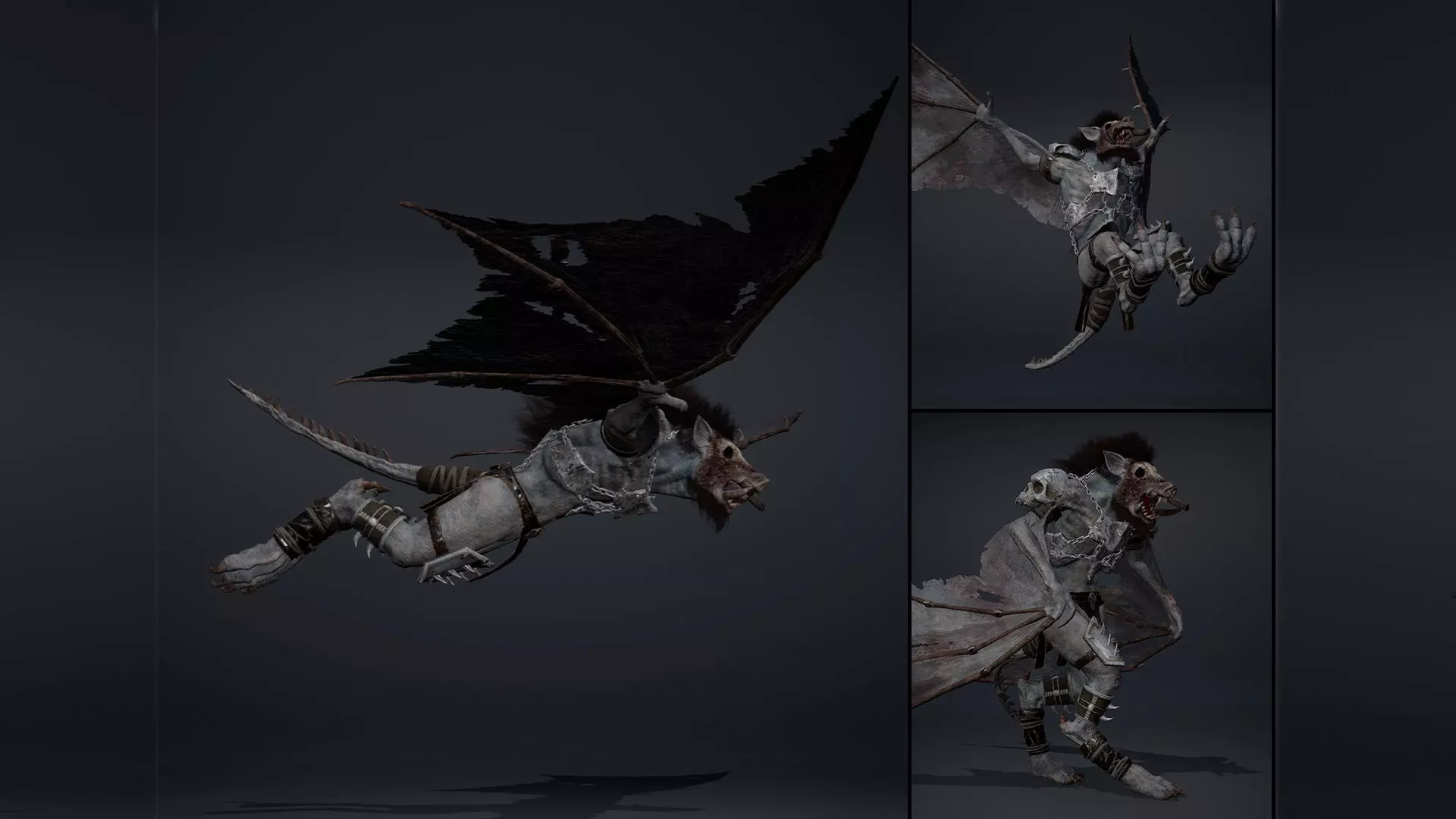 Thunder Brutal Wing1 Low-poly 3D model_0