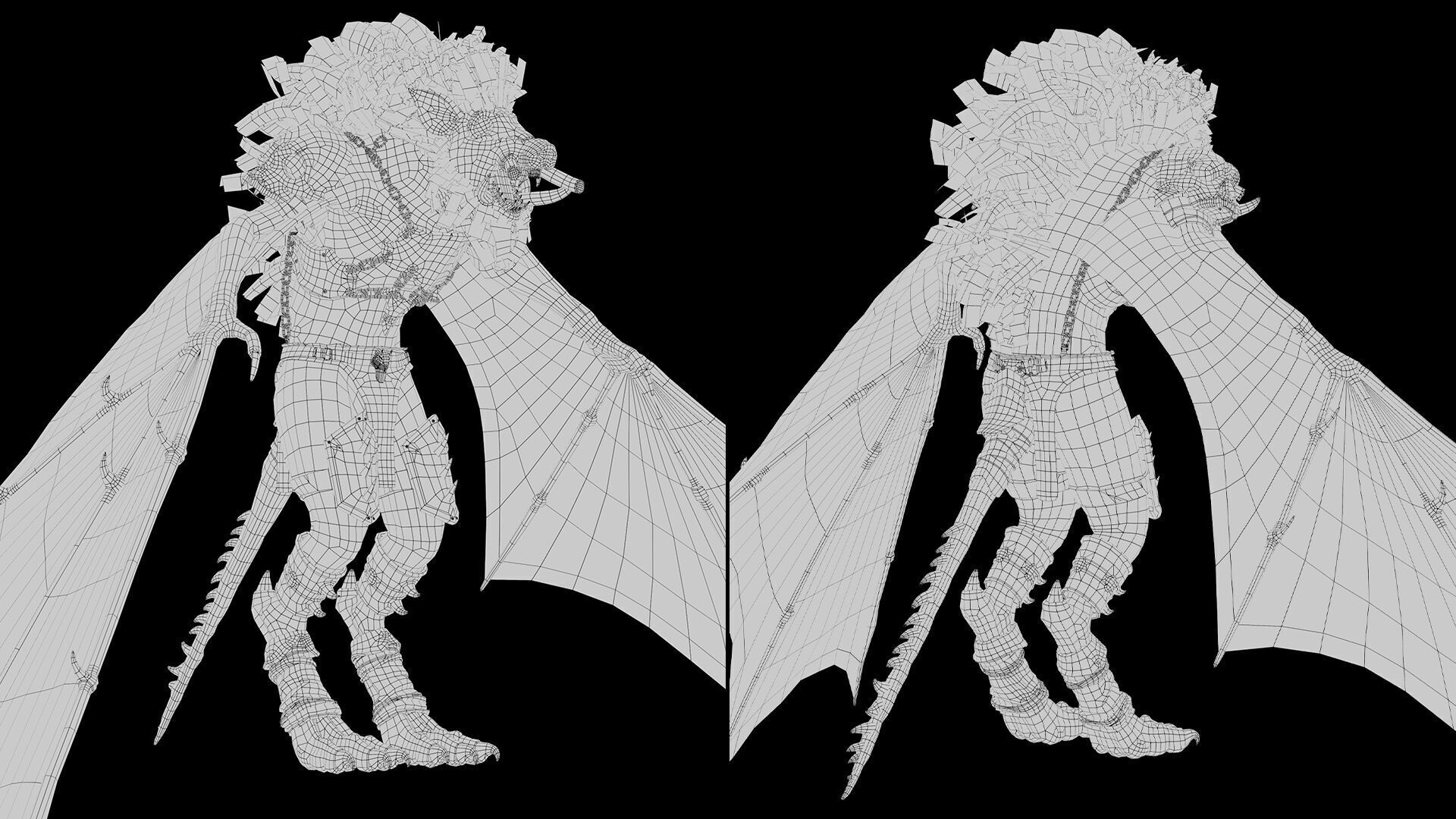 Thunder Brutal Wing1 Low-poly 3D model_15