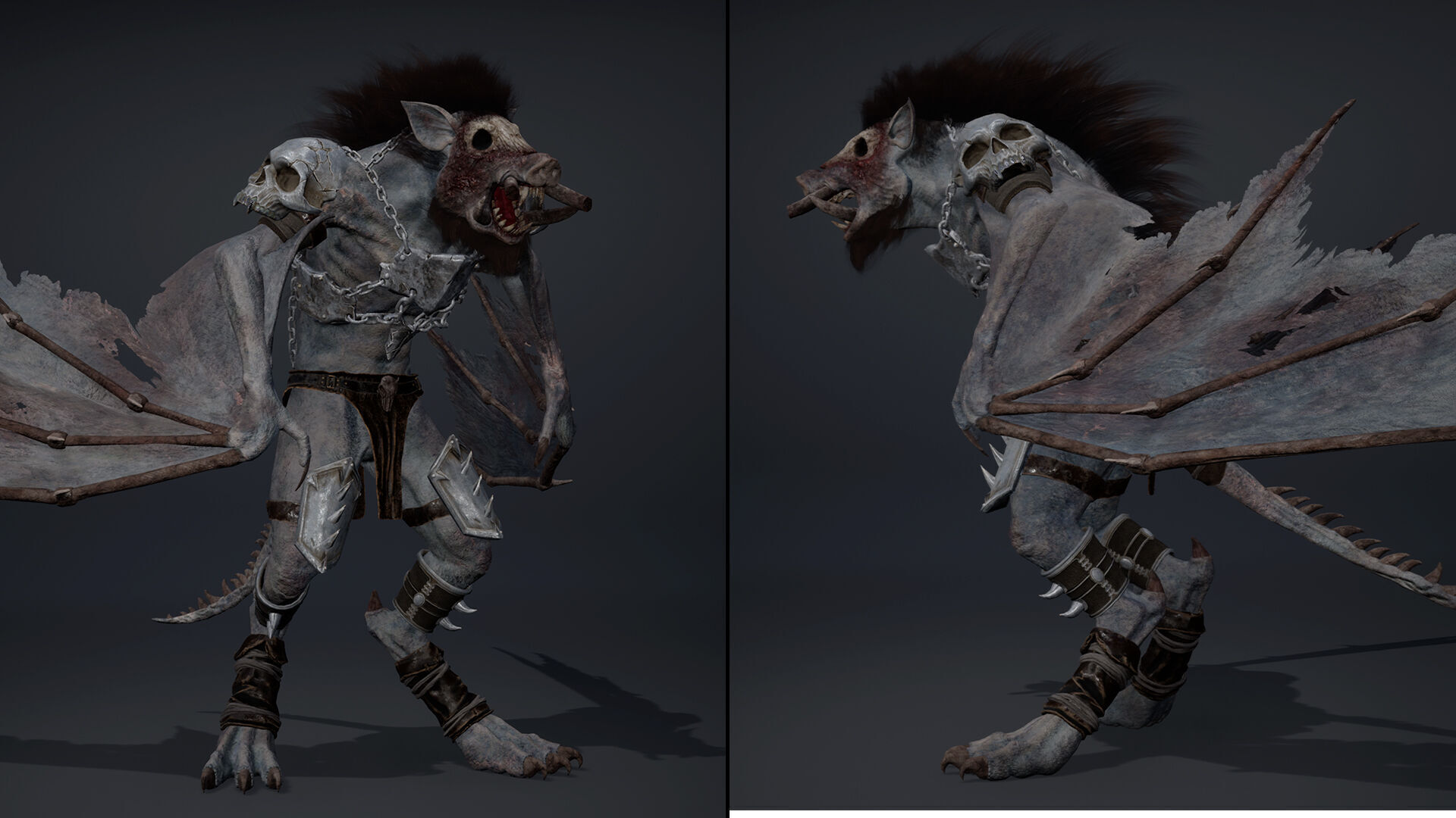 Thunder Brutal Wing1 Low-poly 3D model_13